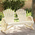 Garden Adirondack Chair 2-Seater Solid Wood Fir