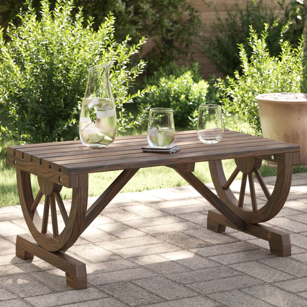 Garden Coffee Table 90x50x40 cm Solid Wood Fir