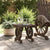 Garden Footstool 40x36.5x38.5 cm Solid Wood Fir