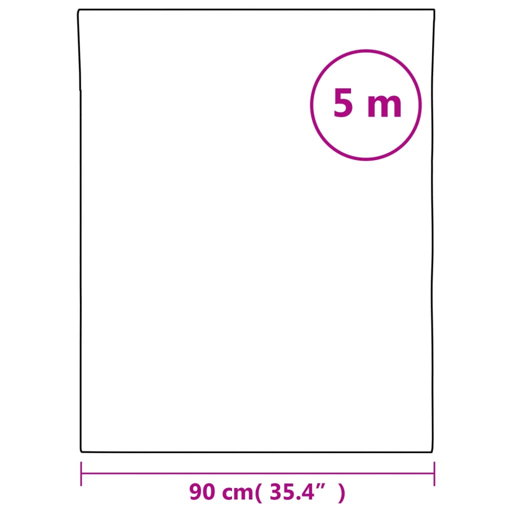 Window Film Frosted White 90x500 cm PVC