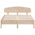 Bed Frame without Mattress 150x200 cm Solid Wood Pine