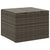 Garden Storage Box Grey 291L Poly Rattan