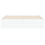 Bed Frame with Drawers without Mattress White 150x200 cm