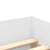 Bed Frame with Drawers White 90x190 cm