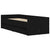 Bed Frame with Drawers without Mattress Black 90x190 cm