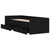 Bed Frame with Drawers without Mattress Black 90x190 cm