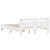 Bed Frame without Mattress White 150x200 cm