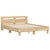 Bed Frame without Mattress Sonoma Oak 150x200 cm