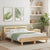 Bed Frame without Mattress Sonoma Oak 150x200 cm