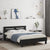 Bed Frame without Mattress Black 135x190 cm