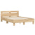 Bed Frame without Mattress Sonoma Oak 135x190 cm