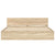 Bed Frame without Mattress Sonoma Oak 183x203 cm King