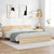Bed Frame without Mattress Sonoma Oak 183x203 cm King