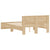 Bed Frame without Mattress Sonoma Oak 135x190 cm