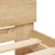 Bed Frame without Mattress Sonoma Oak 135x190 cm