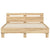 Bed Frame with LED without Mattress Sonoma Oak 150x200 cm