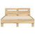 Bed Frame with LED without Mattress Sonoma Oak 135x190 cm