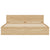 Bed Frame with LED without Mattress Sonoma Oak 183x203 cm King