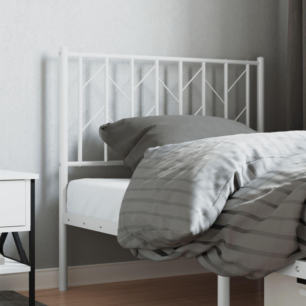 Metal Replace Headboard White 90 cm
