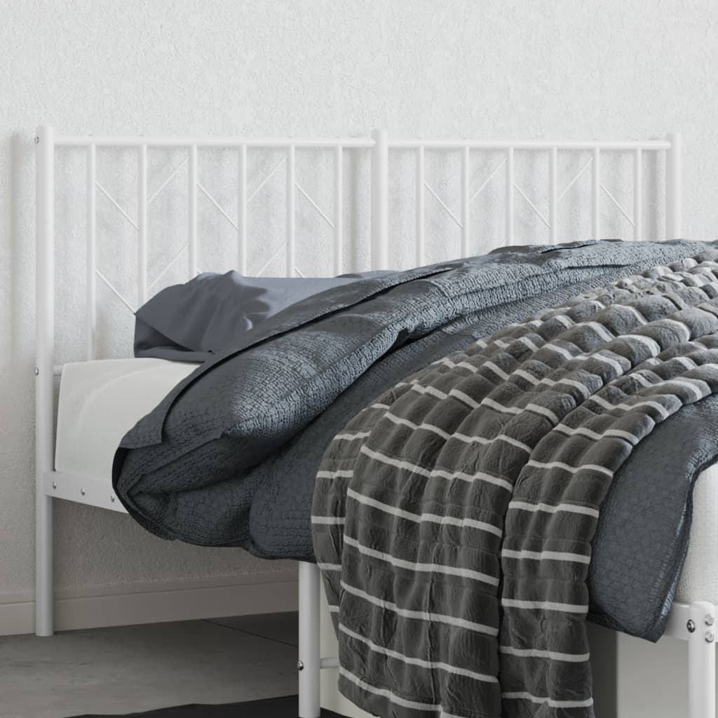 Metal Replace Headboard White 135 cm