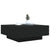 Coffee Table with LED Lights Black 80x80x31 cm