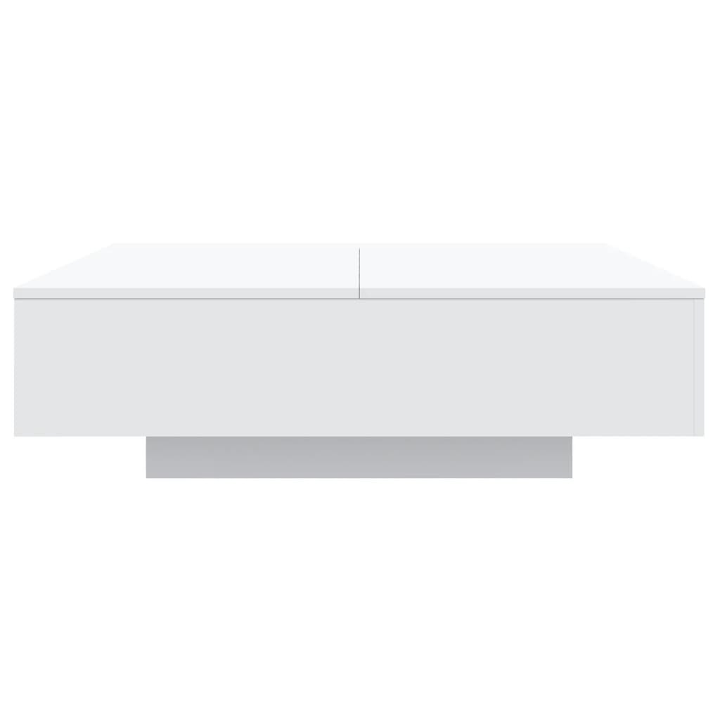 Coffee Table White 100x100x31 cm Engineered Wood