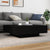 Coffee Table Black 100x100x31 cm Engineered Wood