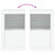 Side Cabinets with LED Lights 2 pcs White Engineered Wood