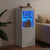 Sideboard with LED Lights White 41x37x100 cm