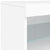 Sideboard with LED Lights White 60x37x67 cm