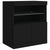 Sideboard with LED Lights Black 60x37x67 cm