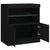 Sideboard with LED Lights Black 60x37x67 cm