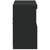 Sideboard with LED Lights Black 81x37x67 cm