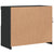 Sideboard with LED Lights Black 81x37x67 cm
