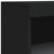 Sideboard with LED Lights Black 60.5x37x100 cm