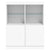 Sideboard with LED Lights White 81x37x100 cm