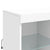 Sideboard with LED Lights White 81x37x100 cm