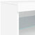 Sideboard with LED Lights White 41x37x67 cm