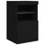 Sideboard with LED Lights Black 41x37x67 cm