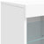 Sideboard with LED Lights White 81x37x67 cm