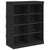 Sideboard with LED Lights Black 81x37x100 cm