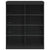 Sideboard with LED Lights Black 81x37x100 cm