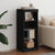 Sideboard with LED Lights Black 41x37x100 cm