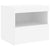 Bedside Cabinet with LED Lights White 50x40x45 cm