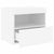 Bedside Cabinet with LED Lights White 50x40x45 cm