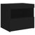 Bedside Cabinets with LED Lights 2 pcs Black 50x40x45 cm