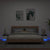 Bedside Cabinets with LED Lights 2 pcs White 40x39x37 cm