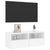 TV Wall Cabinet White 80x30x30 cm Engineered Wood