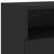 TV Wall Cabinets 2 pcs Black 100x30x30 cm Engineered Wood