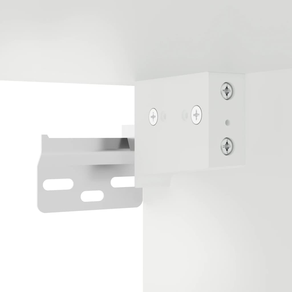 TV Wall Cabinets 2 pcs White 40.5x30x60 cm Engineered Wood